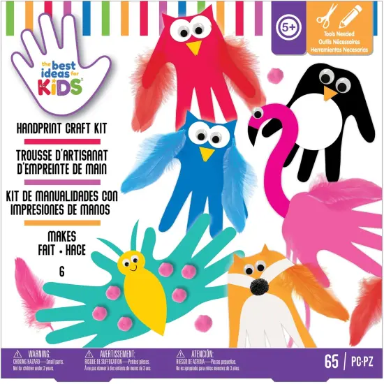 American Crafts Best Ideas For Kids Craft Kit-Handprint Crafts {1}