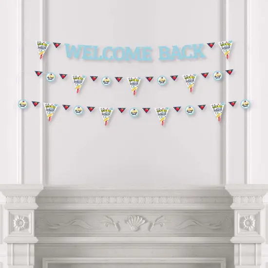 Big Dot of Happiness Back to School - First Day of School Classroom Letter Banner Decoration - 36 Banner Cutouts and Welcome Back Banner Letters {4}