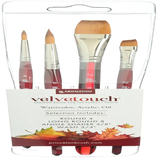 Princeton Velvetouch Professional Set 4/Pkg-Mixed Media {1}