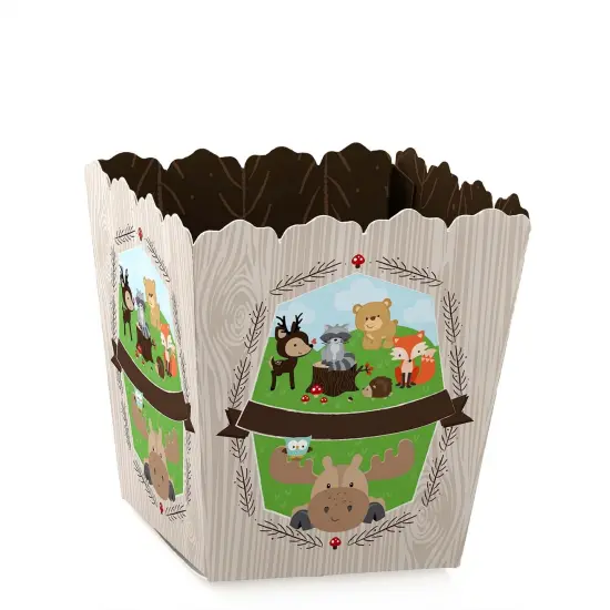 Big Dot of Happiness Woodland Creatures - Party Mini Favor Boxes - Baby Shower or Birthday Party Treat Candy Boxes - Set of 12 {1}
