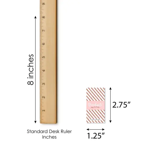 Big Dot of Happiness Rose Gold Grad - Mini Candy Bar Wrapper Stickers - Graduation Party Small Favors - 40 Count {6}