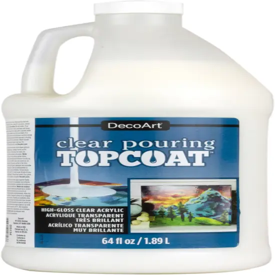 DecoArt Clear Pouring Topcoat-64oz {1}