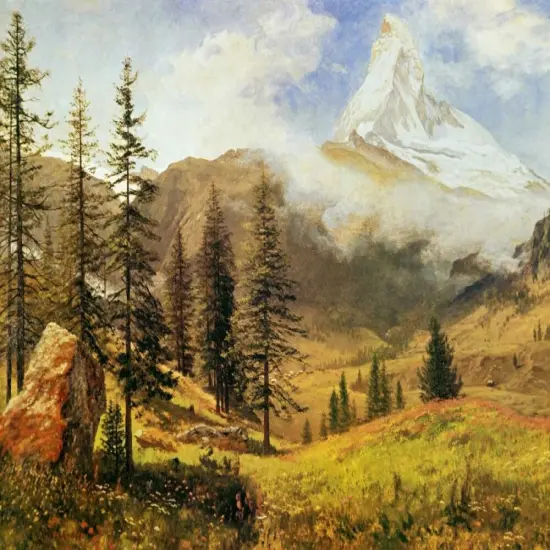 The Matterhorn Poster Print by Albert Bierstadt - Item # VARPDX133304 {1}