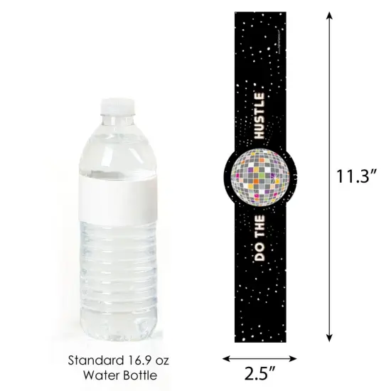 Big Dot of Happiness 70's Disco - DIY Party Supplies - 1970's Disco Fever Party DIY Wrapper Favors & Decorations - Set of 15 {4}