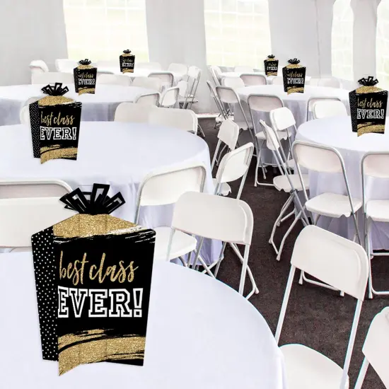 Big Dot of Happiness Reunited - Table Decorations - School Class Reunion Party Fold and Flare Centerpieces - 10 Count {6}