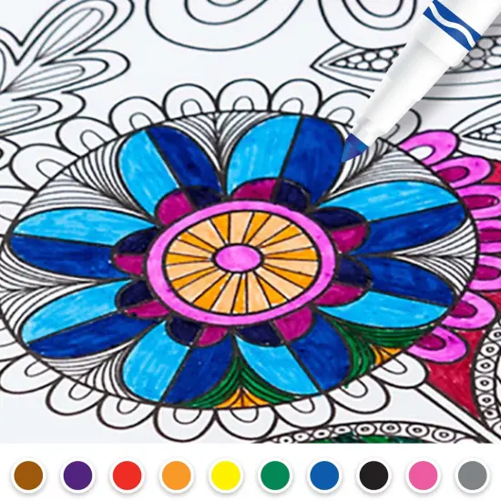 Crayola Ultra-Clean Fine Line Washable Markers 10/Pkg-Classic Colors {4}