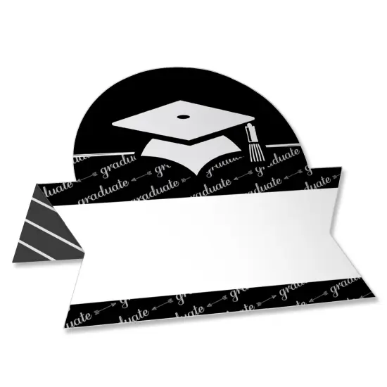 Big Dot of Happiness Graduation Cheers - Graduation Party Tent Buffet Card - Table Setting Name Place Cards - Set of 24 {1}