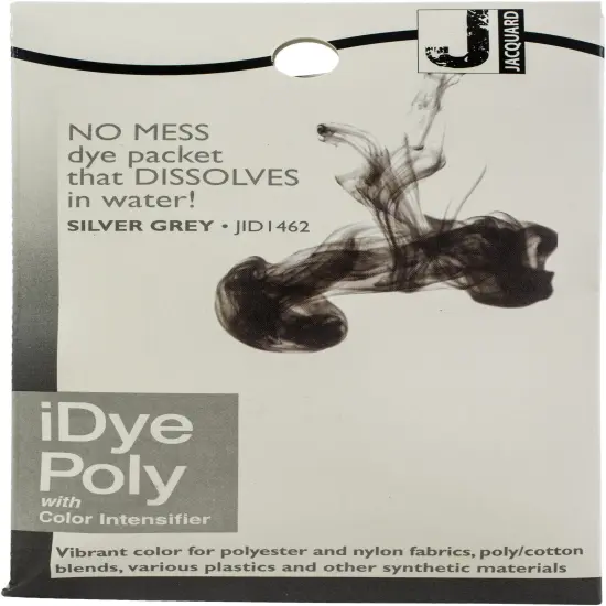 Multipack of 12 - Jacquard iDye Poly Fabric Dye 14g-Silver Grey {2}