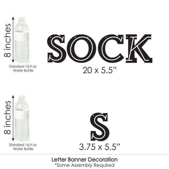 Big Dot of Happiness 50's Sock Hop - 1950s Rock N Roll Party Letter Banner Decoration - 36 Banner Cutouts and 50s Sock Hop Banner Letters {7}