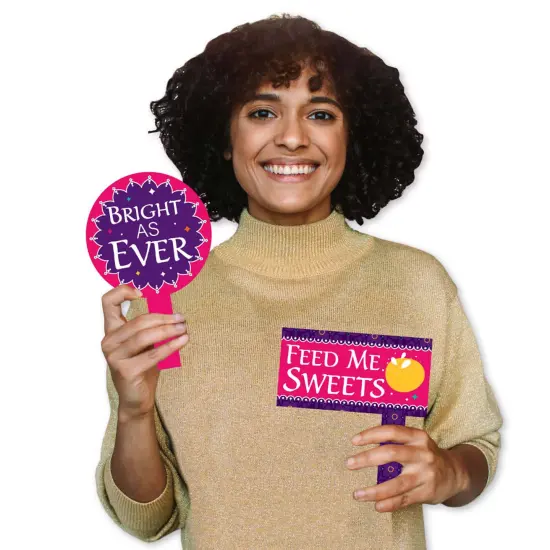 Big Dot of Happiness Happy Diwali - Festival of Lights Party Selfie Photo Booth Picture Frame and Props - Printed on Sturdy Material {3}