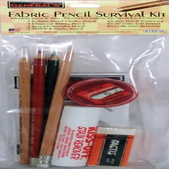 General Pencil Fabric Pencil Survival Kit {1}