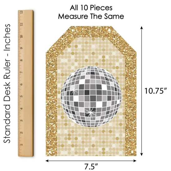 Big Dot of Happiness 70's Disco - Hanging Vertical Paper Door Banners - 1970s Disco Fever Party Wall Decoration Kit - Indoor Door Decor {7}