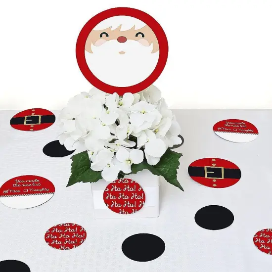 Big Dot of Happiness Jolly Santa Claus - Christmas Party Giant Circle Confetti - Holiday Party Decorations - Large Confetti 27 Count {7}