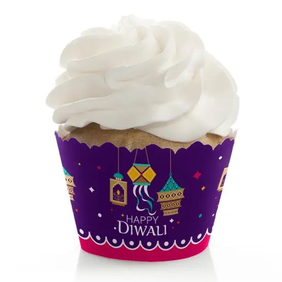 Big Dot of Happiness Happy Diwali - Festival of Lights Party Decorations - Party Cupcake Wrappers - Set of 12 {1}