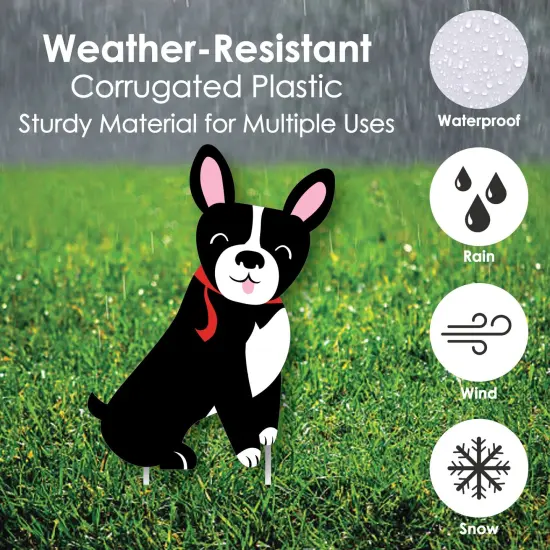 Big Dot of Happiness Pawty Like a Puppy - Lawn Decorations - Outdoor Dog Baby Shower or Birthday Party Yard Decorations - 10 Piece {6}