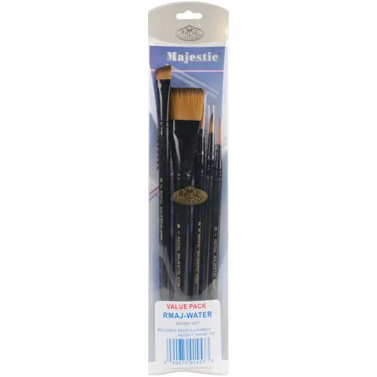 Royal & Langnickel(R) Majestic Watercolor Deluxe Brush Set-5/Pkg {1}