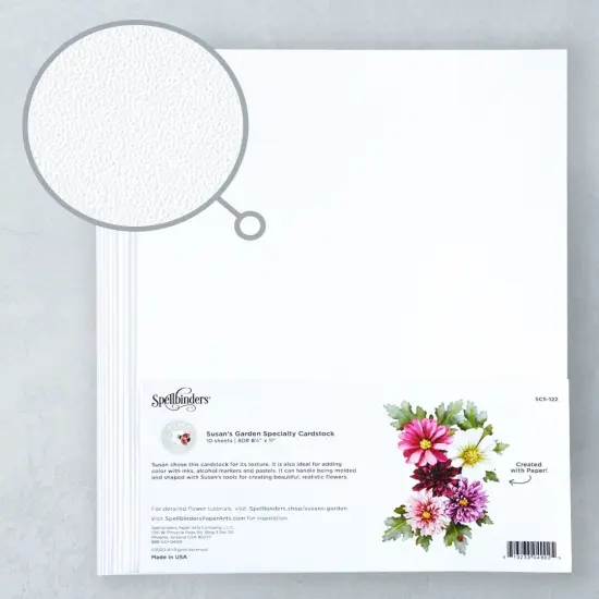 Spellbinders Specialty Cardstock 10/Pkg-Susan's Garden - Stippled {1}