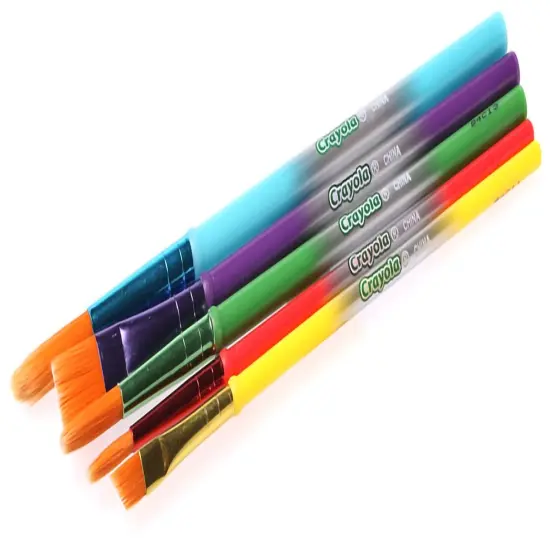 Crayola Art & Craft Brushes-5/Pkg {7}