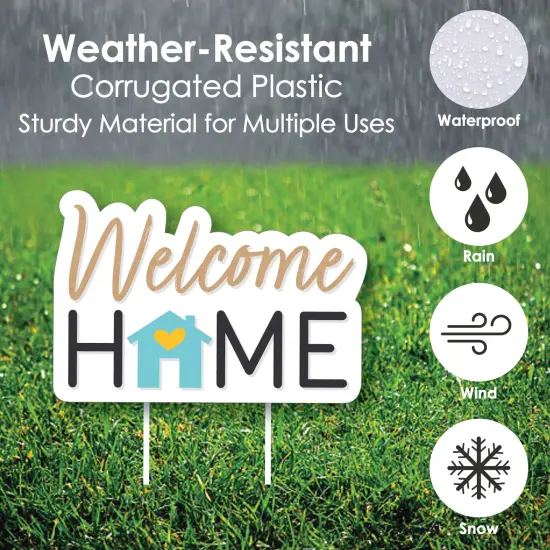 Big Dot of Happiness Welcome Home Housewarming - Yard Sign and Outdoor Lawn Decorations - New Sweet Home Yard Signs - Set of 8 {4}