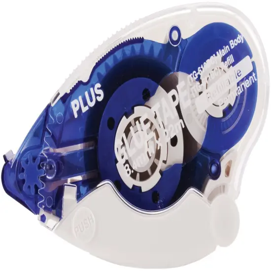 Plus High Capacity Glue Tape Dispenser-.33"X72' {2}