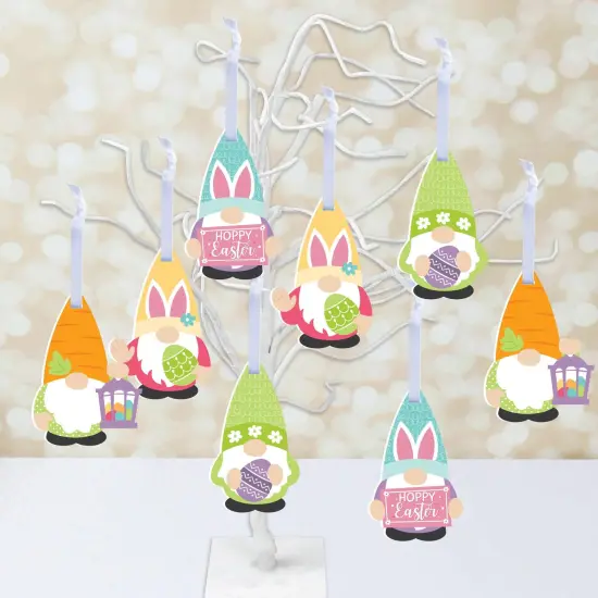 Big Dot of Happiness Easter Gnomes - Spring Bunny Decorations - Tree Ornaments - Set of 12 {3}