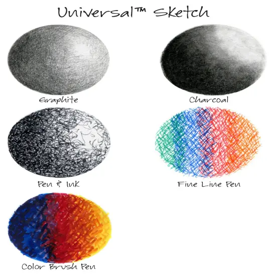 Canson Universal Spiral Sketch Book 11"X14"-100 Sheets {2}