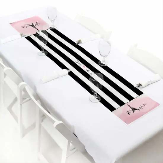 Big Dot of Happiness Paris, Ooh La La - Petite Paris Themed Party Paper Table Runner - 12 x 60 inches {1}