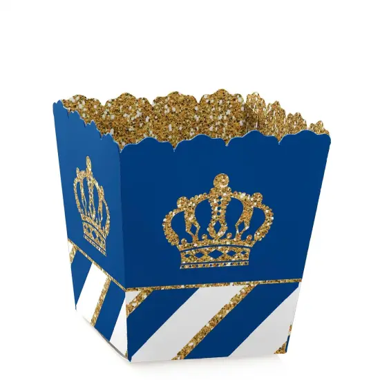 Big Dot of Happiness Royal Prince Charming - Party Mini Favor Boxes - Baby Shower or Birthday Party Treat Candy Boxes - Set of 12 {1}