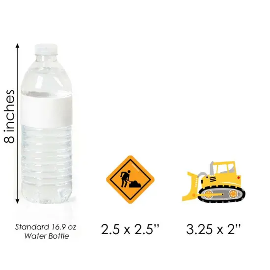 Big Dot of Happiness Dig It - Construction Party Zone - DIY Shaped Baby Shower or Birthday Party Cut-Outs - 24 Count {6}