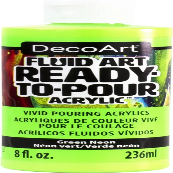 DecoArt FluidArt Ready-To-Pour Acrylic Paint 8oz {1}