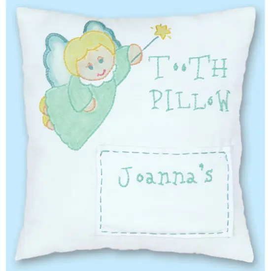 Jack Dempsey Stamped Pillow Cover 8"X8"-Tooth Fairy {1}