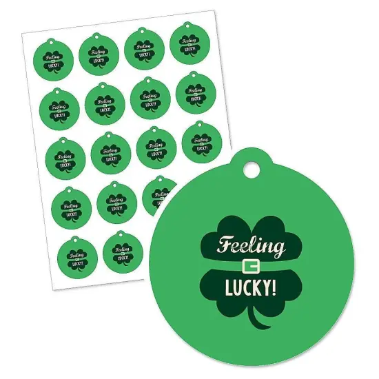 Big Dot of Happiness St. Patrick's Day - Saint Paddy's Day Party Favor Gift Tags (Set of 20) {3}