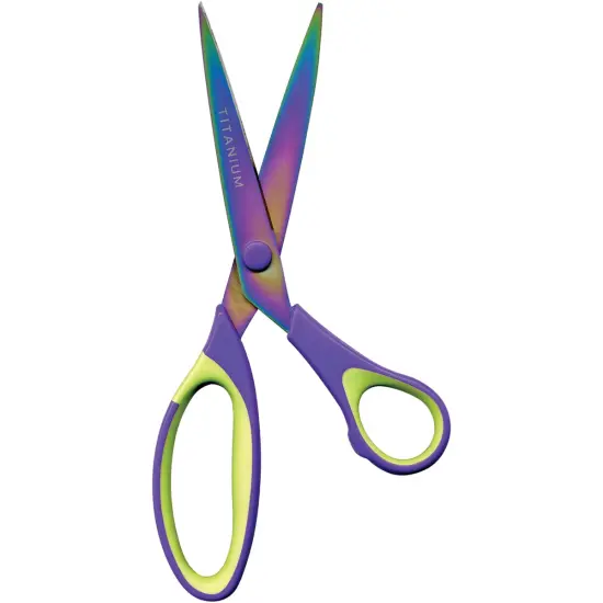 Sullivans Heirloom Titanium Sewing Scissors 7"-Purple/Green {2}