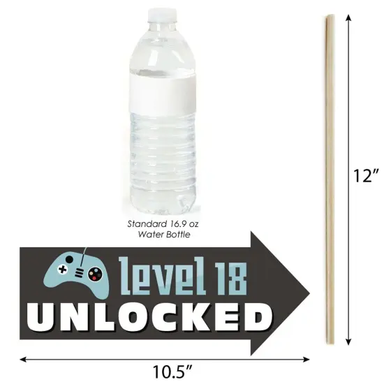 Big Dot of Happiness Funny Boy 18th Birthday - Eighteenth Birthday Party Photo Booth Props Kit - 10 Piece {3}