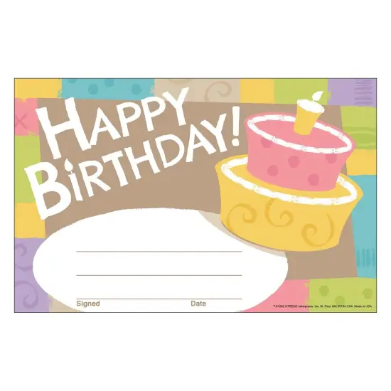 Birthday Good to Grow Recognition Awards, 30 Per Pack, 6 Packs {3}