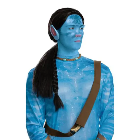 Avatar 2 Jake Sully Reef Look Deluxe Adult Costume Wig {1}