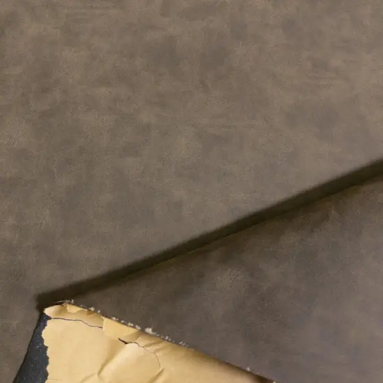 Kitcheniva Suede Vinyl Fabric Faux Leather Self Adhesive 52" Burnt alive {1}