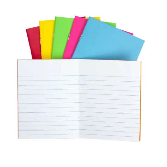 Bright Colors Lined Blank Books - 4.25 x 5.5" - Pack of 24 {2}