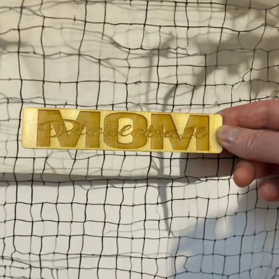 Bookmark - Pickleball Mom - Birch wood {5}