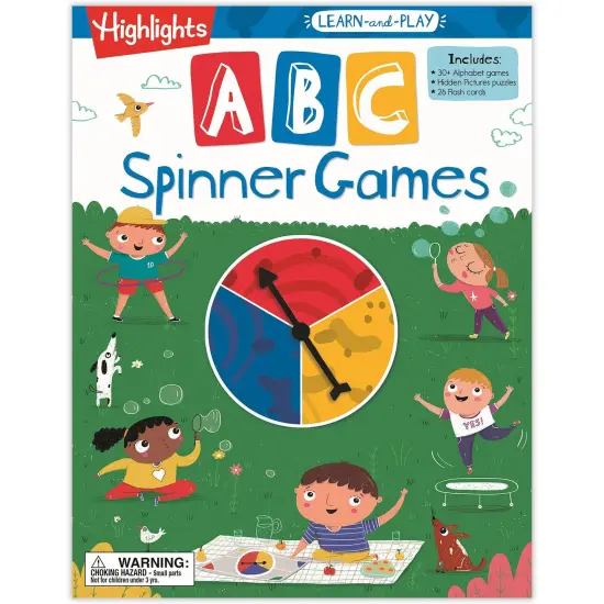 Learn-and-Play ABC Spinner Games {1}