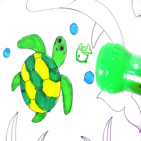 Ocean Animals Stamp Marker Set - Set of 10 {6}