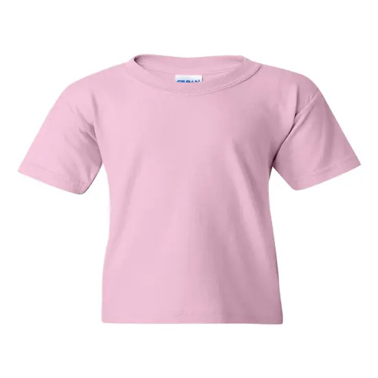 Gildan&reg; Heavy Cotton Youth Crew Neck Short Sleeve T-Shirt Light pink {1}
