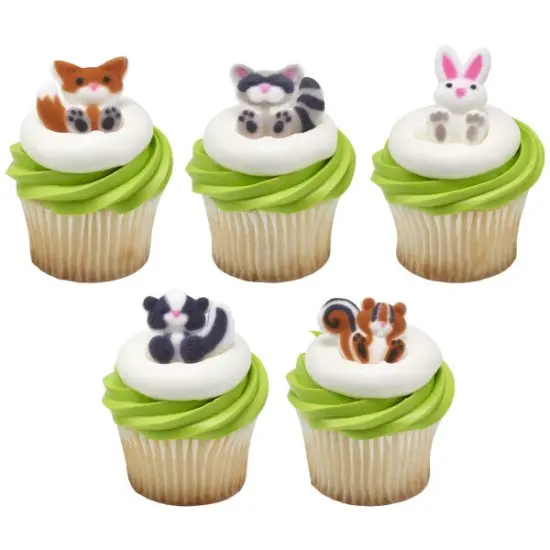 Woodland Animals Assortment Dec-Ons&reg; Decorations 12ct {2}