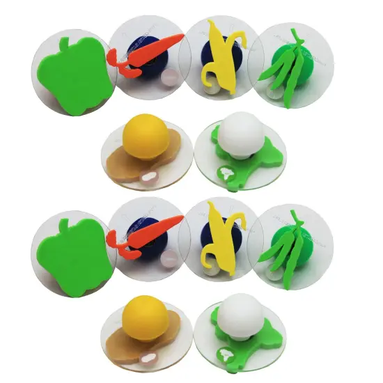 Giant Stampers - Vegetables - 6 Per Set - 2 Sets {1}