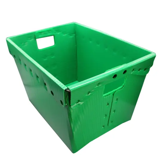 Primary Assorted Plastic Storage Postal Tote - 4 Pack {2}