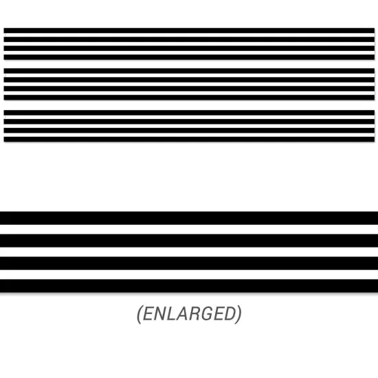 Black Stripes EZ Border, 48 Feet Per Pack, 3 Packs {1}