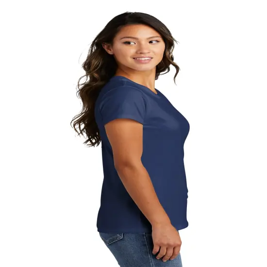Port & Company&reg; Missy Fit Crew Neck Short Sleeve T-Shirt True royal {5}