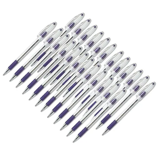 R.S.V.P.&reg; Ballpoint Pen, Medium Point, Violet, Pack of 24 {1}