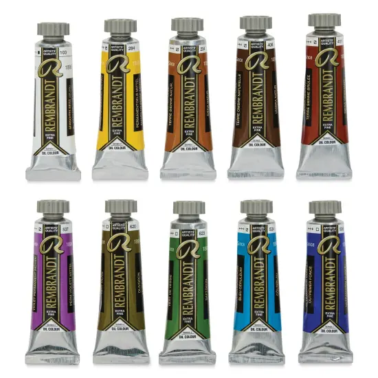 Rembrandt Artists' Oils - Set of 10, Landscape Set, 15 ml tubes {1}
