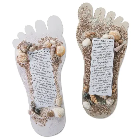 Footprints in the Sand Craft Kit (Pack of 24) {1}